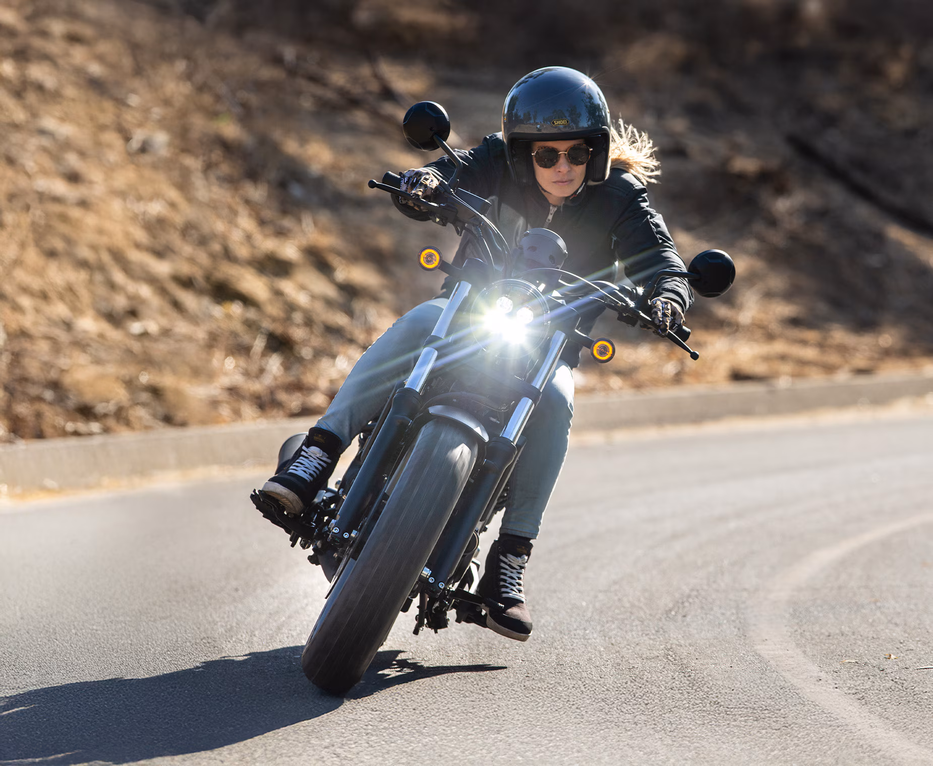 Honda Rebel 300 LED headlamp